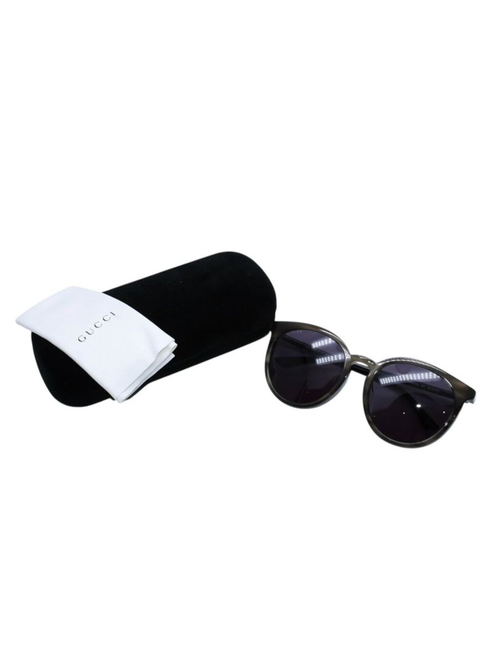 Gucci Sunglasses 004 Black Olive Eyewear
